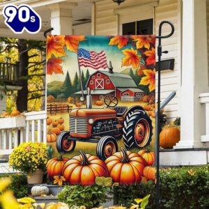 Halloween Fall Flag Fall Farm…