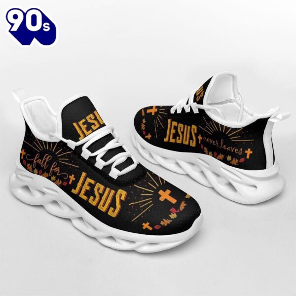 Christian Running,   Fall For Jesus Running Sneakers Max Soul Shoes For Men And Women