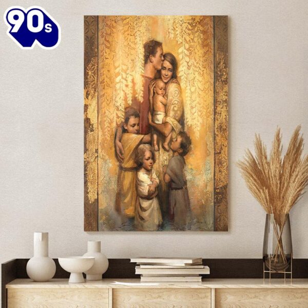 Family Canvas Picture Jesus Canvas Wall Art