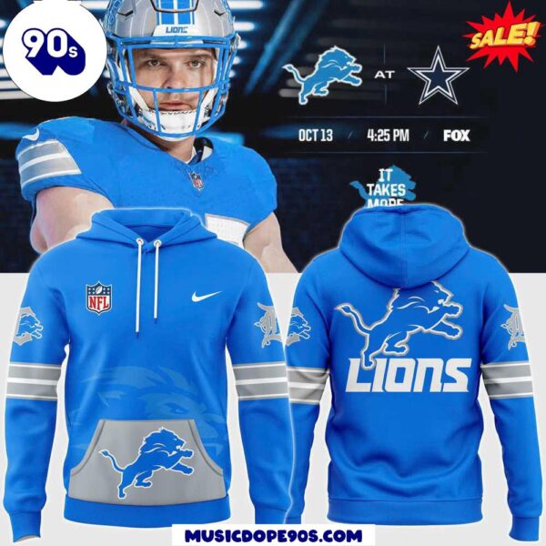 Fanatics Blue Detroit Lions 2024 Hoodie