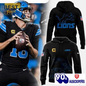 Fanatics Full Black Detroit Lions Alternate Hoodie, Jogger, Cap