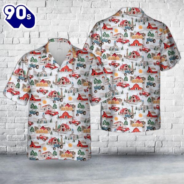 Farm Christmas Hawaiian Shirt