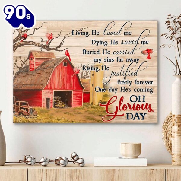 Farm Farmer Memorial Couple Marriage Oh Glorious Day Canvas Canvas Decor Ideas