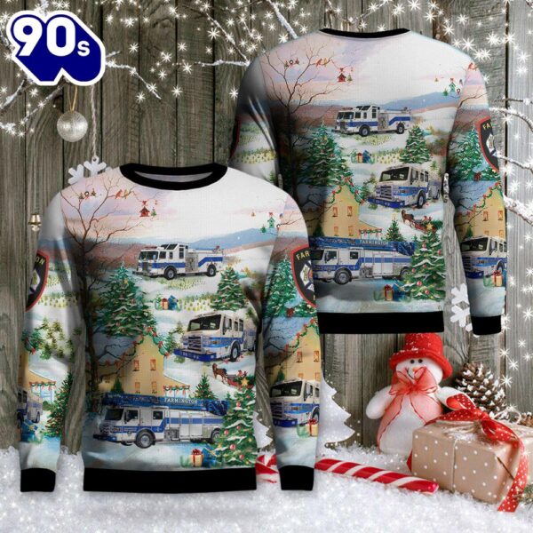 Farmington Fire Department Aop Sweater