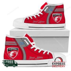 FC Fredericia Personalized High Top Canvas Shoes