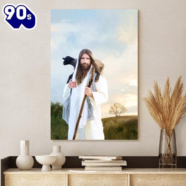 Feed My Sheep Canvas Picture Jesus Christ Canvas Art Christian Wall Canvas