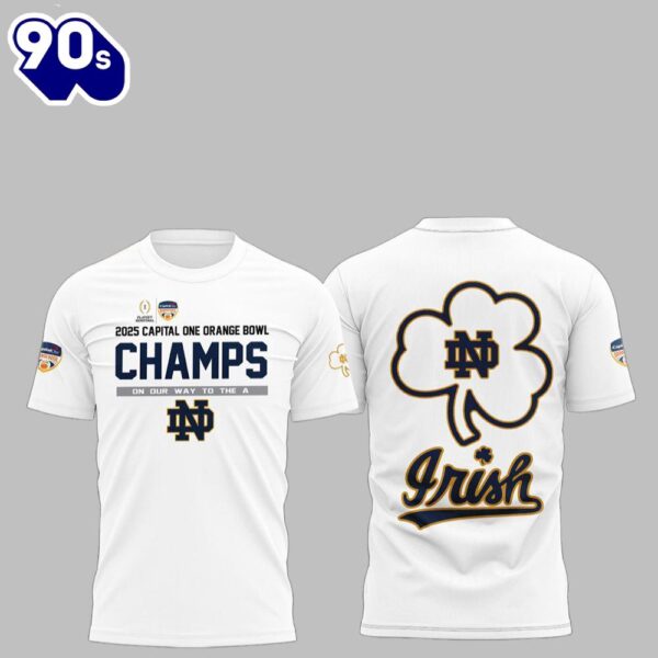 Fighting Irish 2025 Capital Orange Bowl Champions Shirt