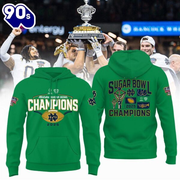 Fighting Irish College Football Playoff 2025 Sugar Bowl Champions Shirt