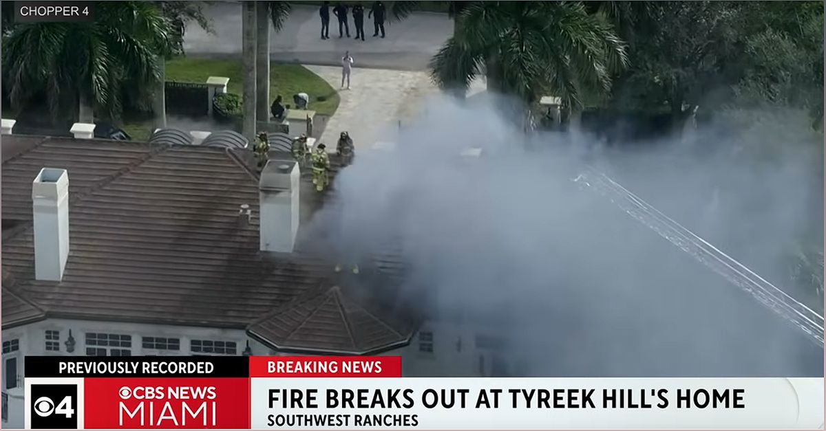 Fire at Tyreek Hill's Home in Fort Lauderdale: Accidental Incident Revealed - 701680215