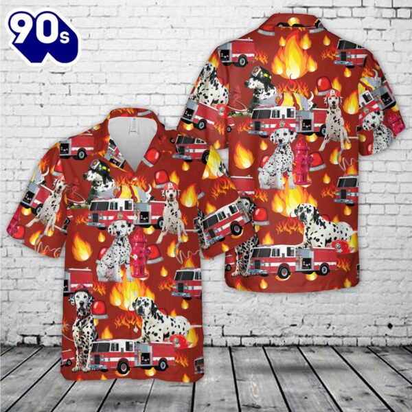 Fire trucks Firefighter Hawaiian Shirt
