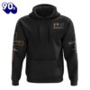 Fire Water Heart Faith Cross 3D Hoodie