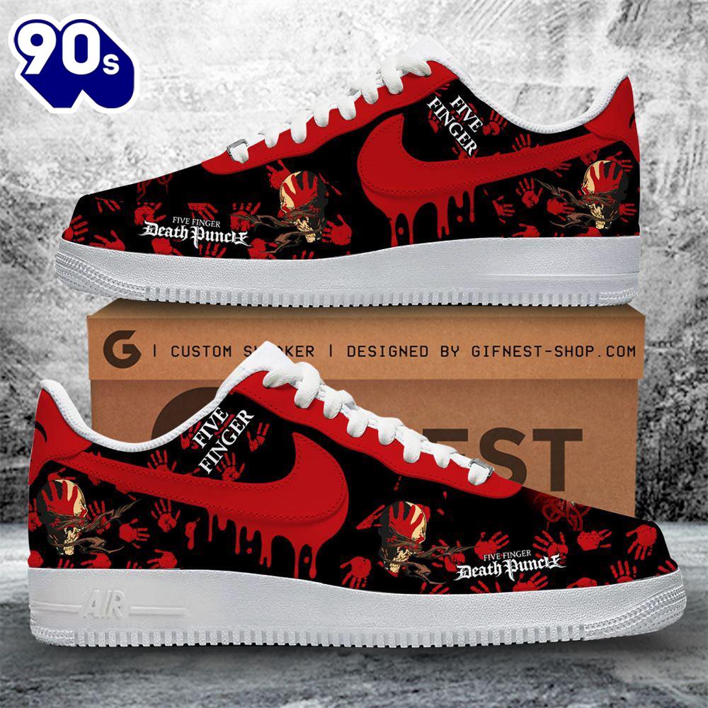 Five Finger Death Punch Air Force 1 Sneaker New Trend Five Finger Death Punch Air Force 1 Sneaker New Trend