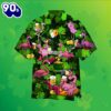 Flamingos Drink Beer St Patrick Green Hawaiian Shirts For Couples 2025