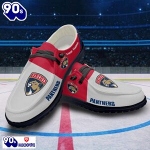 Florida Panthers NHL Hey Dude Shoes Custom Name Perfect Gift