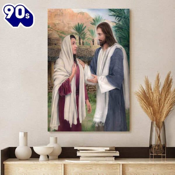 For They Shall Be Comforted Canvas Picture Jesus Christ Canvas Art Christian Wall Canvas