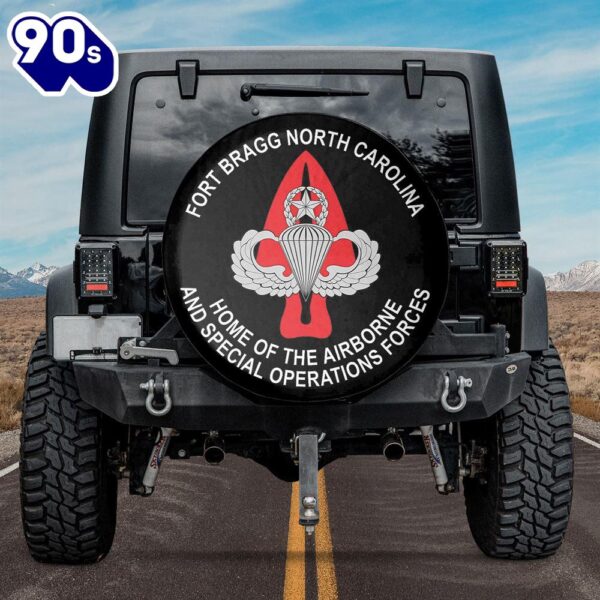 Fort Bragg Home Of The Airborne And Special Operations Forces Spare Tire Cover