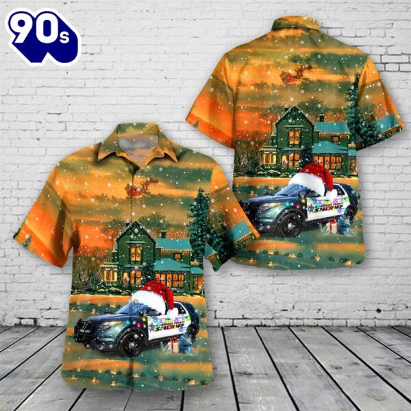 Fort Lauderdale, Florida, Broward County Sheriffs Office K-9 Ford Police Interceptor Utility Christmas Hawaiian Shirt