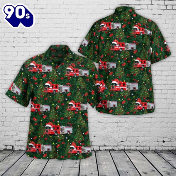 Fort Lauderdale, Florida, Fort Lauderdale Fire – Rescue Christmas Hawaiian Shirt