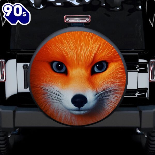 Fox Face Car Spare Tire Covers Gift For Campers