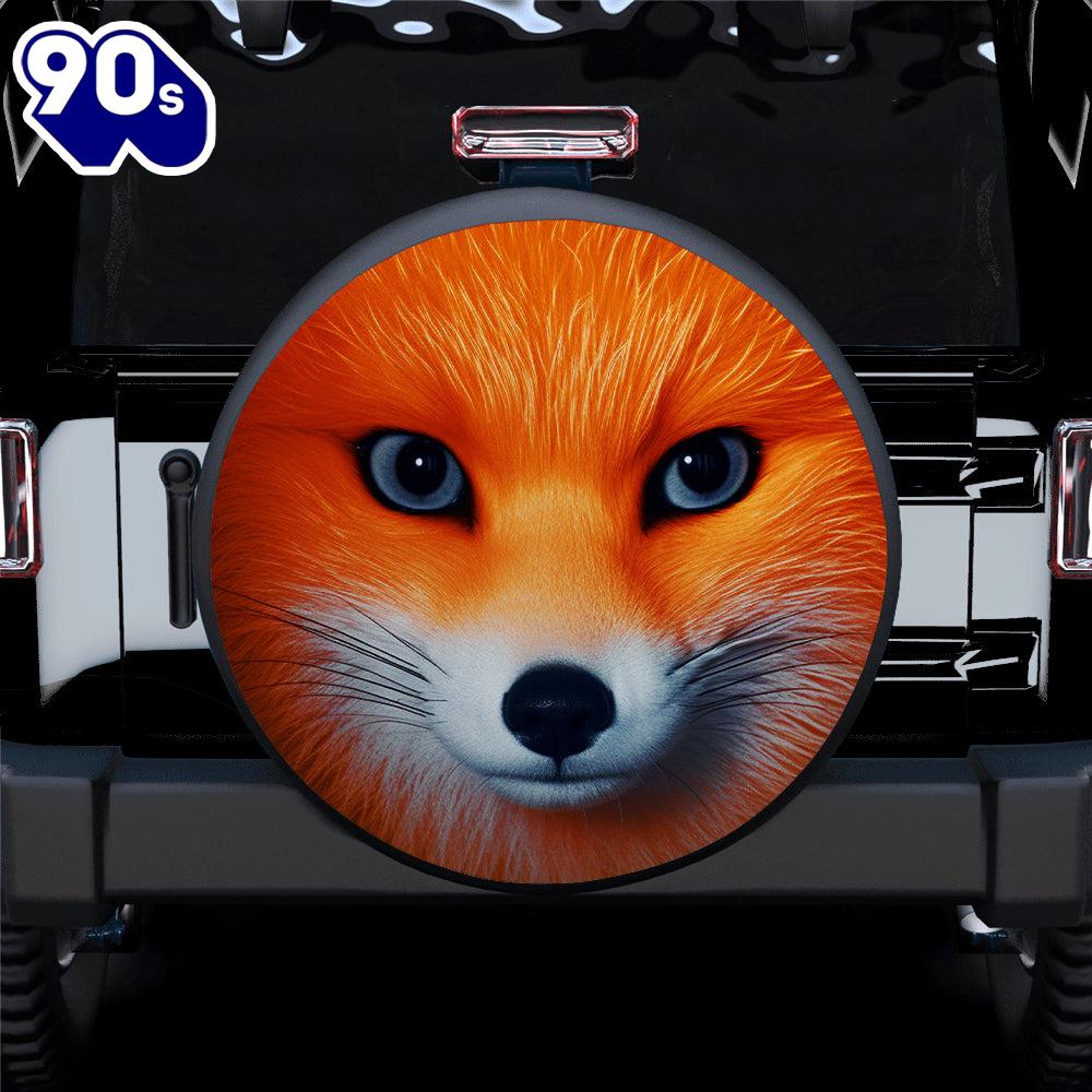 Fox Face Car Spare Tire Covers Gift For Campers Fox Face Car Spare Tire Covers Gift For Campers