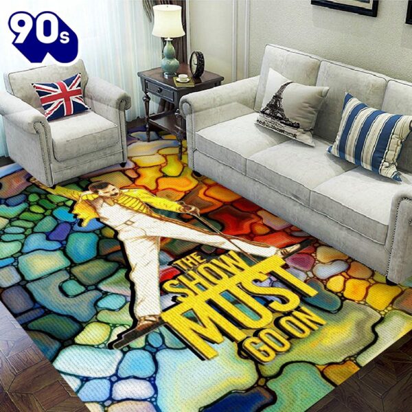 Merry Christmas  Freddie Mercury Merry Christmas Custom Rug Carpet