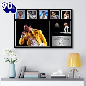 Freddie Mercury Rectangle Canvas With…