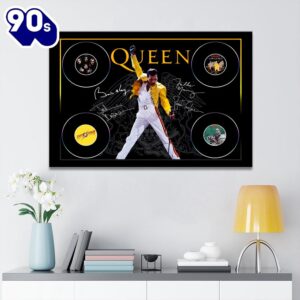 Freddie Mercury Rectangle Canvas With…