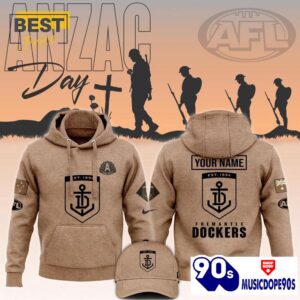 Fremantle Dockers AFL Anzac Day Hoodie, Jogger, Cap