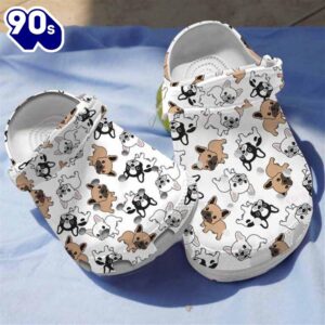 French Bulldogbulldog Cartoon Clogs Shoes…