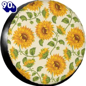 Fresh Sunflower Tire Totes Spare…