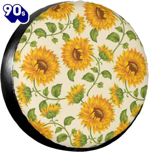 Fresh Sunflower Tire Totes Spare Tire Cover – Christian Tire Cover Car Decor