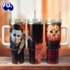 Friday The 13th Movie Custom Stanley Quencher 40oz Stainless Steel Tumbler  For Fans