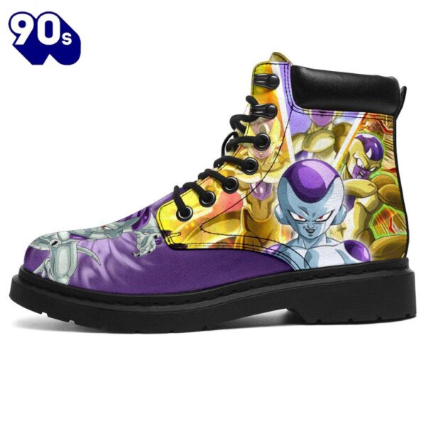 Frieza Dragon Ball Leather Boots Timbs Shoes Custom Anime Fan Gift