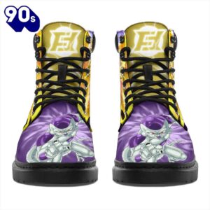 Frieza Dragon Ball Leather Boots Timbs Shoes Custom Anime Fan Gift