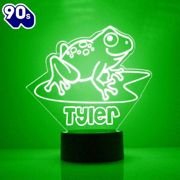 Frog Night Light Personalized Free Led Night Lamp  Gift Christmas