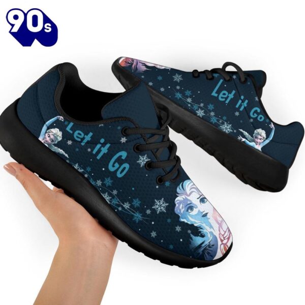 Frozen Let It Go Sneakers Sporty Elsa Custom Idea