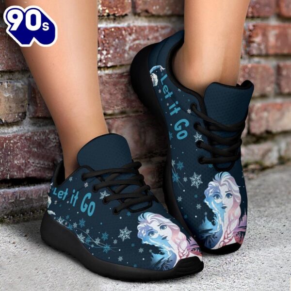 Frozen Let It Go Sneakers Sporty Elsa Custom Idea