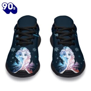 Frozen Let It Go Sneakers Sporty Elsa Custom Idea