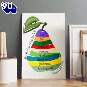 Fruit Of The Spirit Canvas Pictures Bible Verse Wall Art Christian Home ...