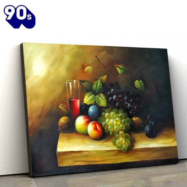 Fruits Original Oil Painting Canvas Wall Art  Poster Gift Christmas