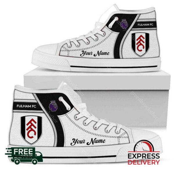 Fulham Personalzied High Top Canvas Shoes