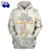 Fully Vaccinated By The Blood Of Jesus Cross Faith 3D Hoodie Hoodies Jesus Hoodie