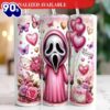 Funny Horror Ghost Valentine 20oz Tumbler With Lip And Straw