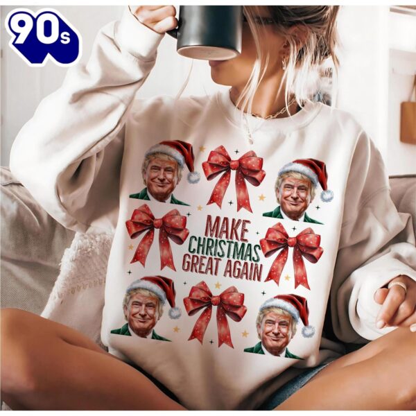 Funny Trump Christmas Make Christmasgreat Again2024 Shirt