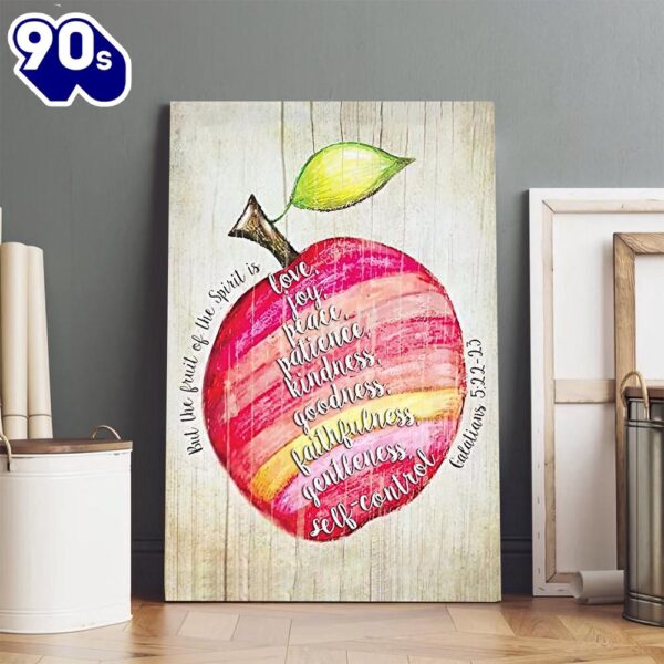 Galatians 522-23 Fruit Of The Spirit Canvas Art Bible Verse Wall Art Christian Home Decor