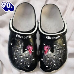 Galaxy Chicken Personalized Shoes Clogs…