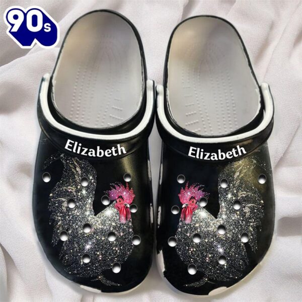 Galaxy Chicken Personalized Shoes Clogs Gifts For Birthday Christmas