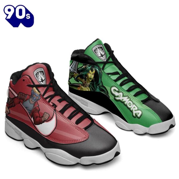 Gamora vs Starlord Air Jordan 133 Sneakers Super Heroes Custom Shoes