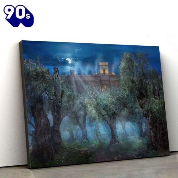 Garden Of Gethsemane Canvas Wall Art Jesus Christ Picture Canvas Christian Wall Art