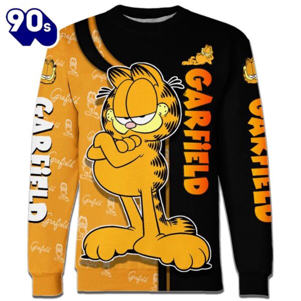 Garfield Character Hoodie And Leggings Set